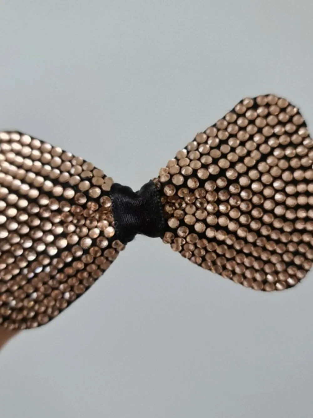 Gorgeous Pink Beaded Hair Bow Clip Accessories Head